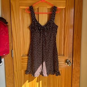 Reformation knit mini dress